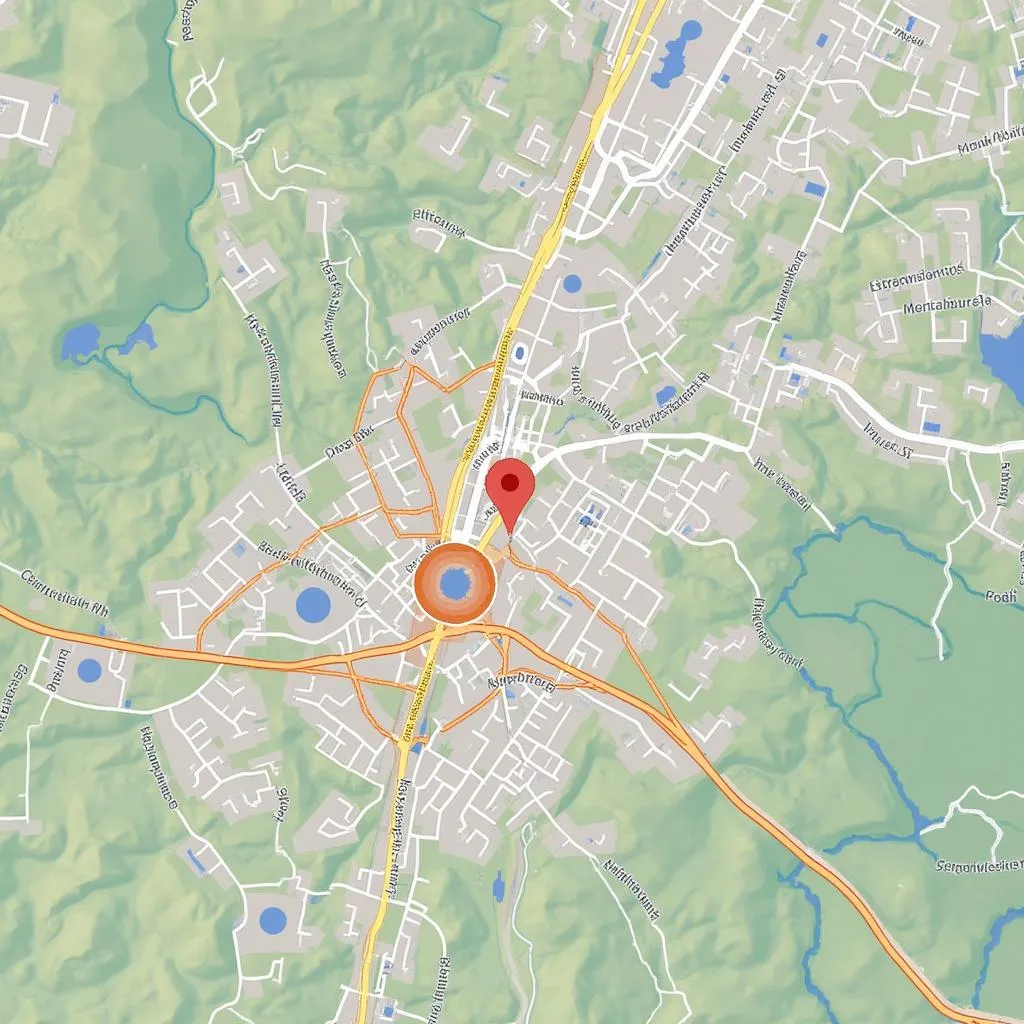 Mapa sídla společnosti EXARCHIC